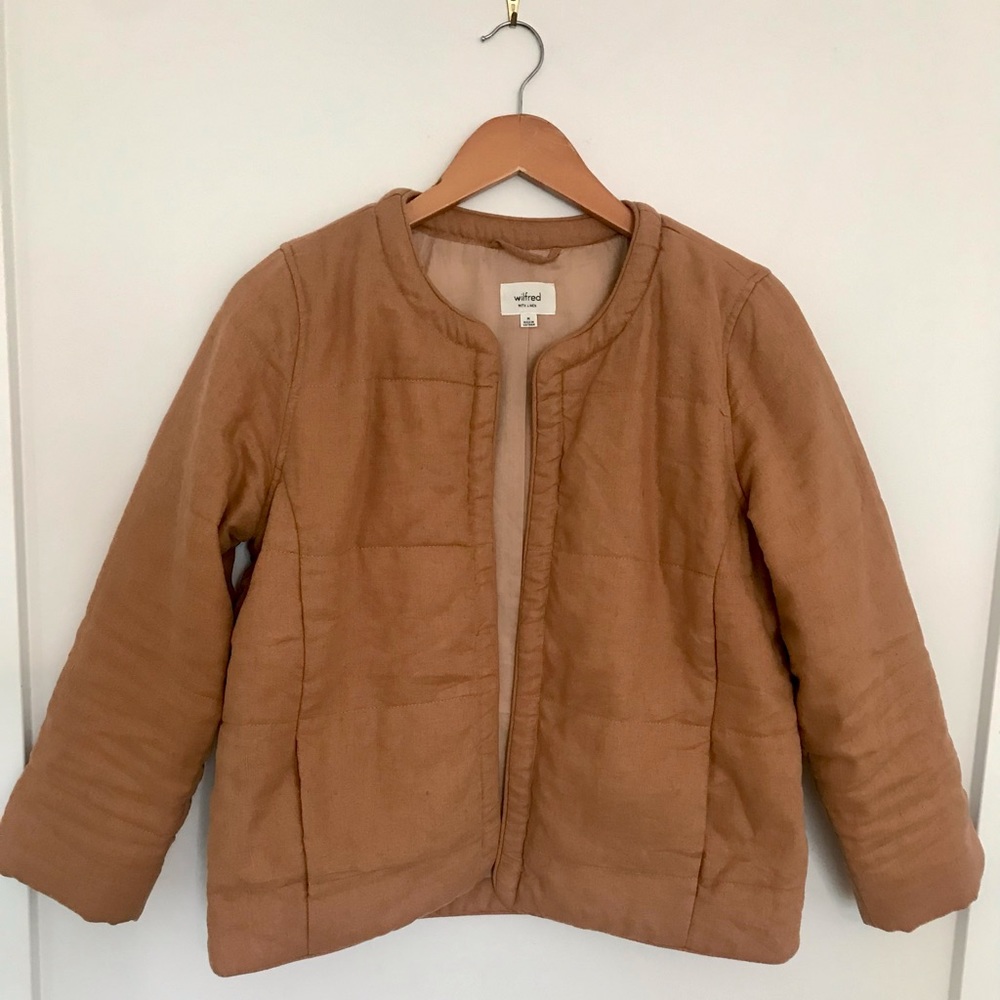 Aritzia Wilfred Quilted Jonquille Jacket
